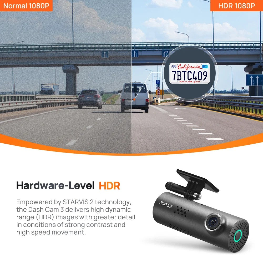 Pack Dash Cam M200 HDR