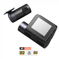 70mai A410 2CH 2.5K HDR avec GPS – Dashcam Avant ; Arrière (Supercondensateur)