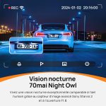 70mai Dash Cam A810 Avant & Arrière 4K HDR – Sécurité et Clarté Maximales – Image 3
