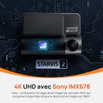 70mai Dash Cam A810 Avant & Arrière 4K HDR – Sécurité et Clarté Maximales – Image 7