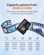70mai Carte Mémoire 128GB U3 – Carte SD Haute Vitesse pour Dashcam (Enregistrement 4K, Classe 10) – Image 3