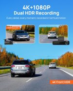 70mai Dashcam M800 4K HDR eMMC 128GB avec GPS et ADAS Intégrés – Image 2