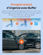 Pack 70mai A410 Dash Cam Avant Arrière 2.5K HDR avec GPS – Caméra Voiture , Surveillance Parking 24h/7j + Carte Mémoire 128G  (Supercondensateur) – Image 6