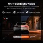 70mai Dash Cam 4K A810S Sony STARVIS 2 IMX678, SuperCapacitor , Supporte 4G LTE GPS – Image 5